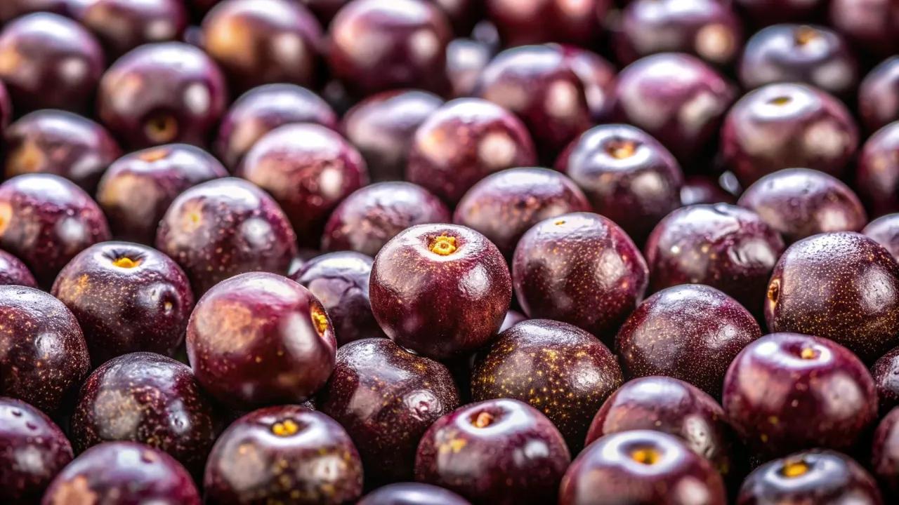 Frosne açaí-bær